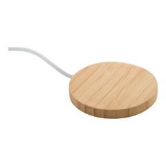 OBG PUB - Chargeur rapide sans fil magnétique en bambou Seem