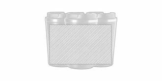 Mug isotherme double paroi en acier Vicuit - Marquage autour