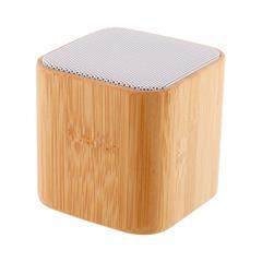 OBG PUB - Enceinte bluetooth avec boitier en bambou Cuboo