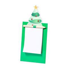 Magnet frigo avec motif sapin de Noël Clemen