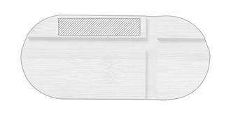 Support en bambou pour mobile et tablette Lemins - impression en haut à gauche