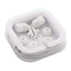 OBG.PUB - Écouteurs filaire avec étui en plastique Silas Écouteurs filaire avec étui en plastique Silas