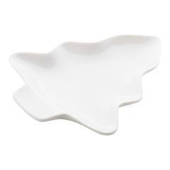 Plat en porcelaine en forme de sapin Noël Mezza