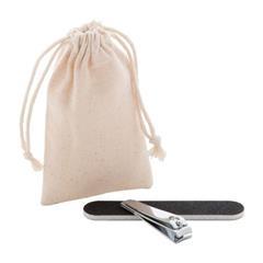 OBG PUB - Set manucure dans une pochette en coton Minail