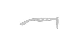 Lunettes de soleil bambou avec verre UV400 Verderi - Marquage manche droite