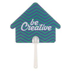 OBG PUB - Eventail sur mesure avec poignée en plastique Digi