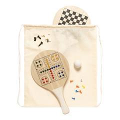 Jeu de tennis de plage en bois en pochette Pertola