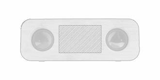 Enceinte Bluetooth en Bambou/ABS recyclé Koolmax - Marquage Recto