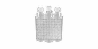 Gourde en aluminium au design raffiné Tania - Marquage autour