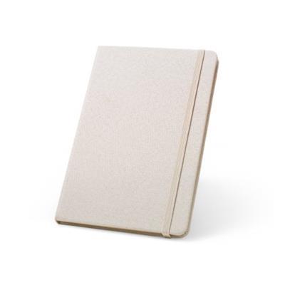 OBG.PUB - Carnet A5 à couverture rigide en RPET Bolder Beige Carnet A5 à couverture rigide en RPET Bolder Beige