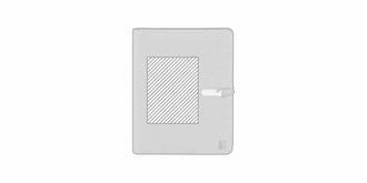 Porte-documents en polyester avec fermeture Zackro - Marquage Recto