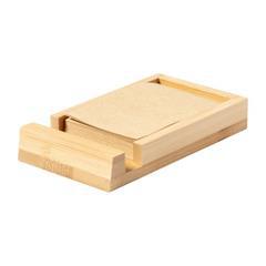 OBG.PUB - Support mobile en bambou avec bloc-notes Mobilo Support mobile en bambou avec bloc-notes Mobilo