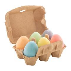 OBG PUB - Lot de 6 craie en forme d'œuf coloré Panisha