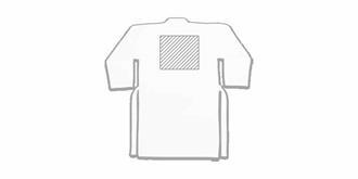 Peignoir de bain en coton et coton recyclé Rafful - Marquage Verso