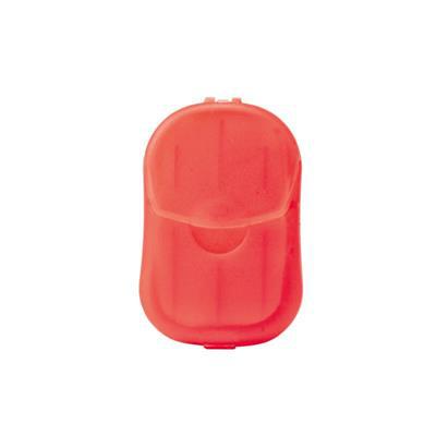 Etui de 20 feuilles de savon en plastique Jupiler Rouge