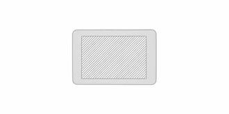 Brique de yoga matière en liège robuste Scanti - Impression Haut