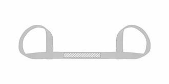 Tapis de yoga en liège naturel avec sangle Trinky - Impression sur sangle