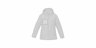 Veste softshell matelassée pour femme Sweet - Marquage poitrine droite