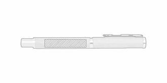 Coffret cadeau stylo bille et roller en bambou Duo - Impression recto manche stylo roller