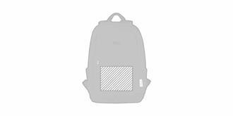 Sac à dos en toile recyclée avec anti-vol Flish - A l'avant