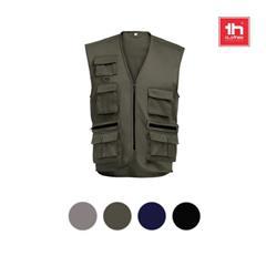OBG PUB - Gilet multi-poches en polyester et coton Flank