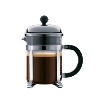 OBG.PUB - Cafetière à piston en verre résistant 500ml Life Argent Cafetière à piston en verre résistant 500ml Life Argent