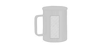 Tasse thermique en acier et en bambou Racal - Marquage Verso