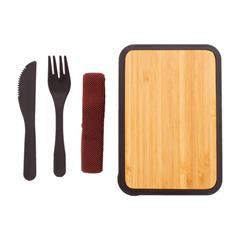 OBG PUB - Boîte à lunch léger avec couvert réutilisable Zoom