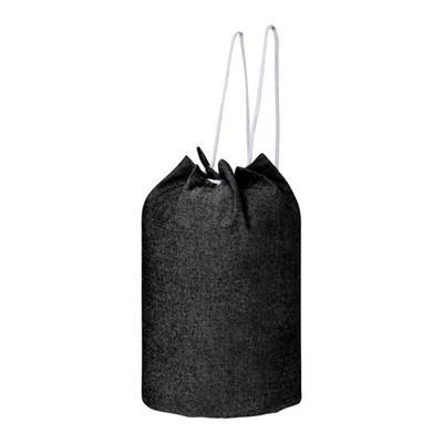 OBG.PUB - Sac marin en coton recyclé design coloré Dossa Noir Sac marin en coton recyclé design coloré Dossa Noir
