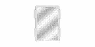 Nichoir en bois démontable au design simple Titi - Impression Gauche