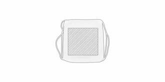 Sac à dos piscine en coton léger et résistant Lamy - Marquage Recto