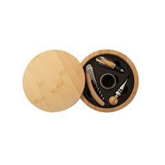 OBG PUB - Set à vin élégant sous coffret en bambou Vins