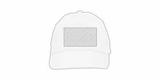 Casquette confortable unicolore en coton Kasta - A l'avant