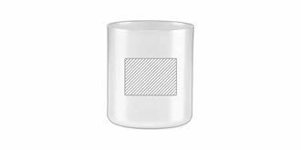 Bougie parfumée avec support en aluminium Alt - A l'avant