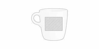 Mug au design tendance avec revêtement mat Ones - Marquage Verso