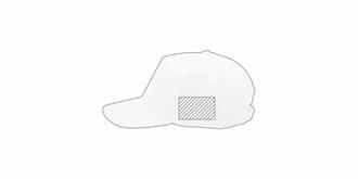Casquette baseball chic qualité extra lourde Havy - Impression latérale gauche
