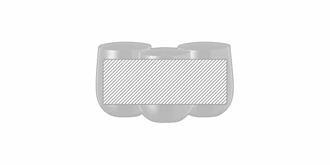 Verre en alu coloré design brillant 480 ml Melis - Marquage autour