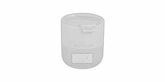 Gobelet isotherme solide à double paroi Inartony - Impression avant en bas