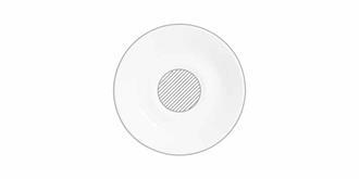 Tasse à café avec soucoupe en céramique Isana - Marquage sur la soucoupe