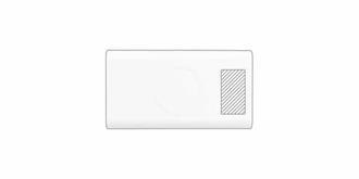 Chargeur externe sans fil taille moyenne Powerup - Impression avant en haut