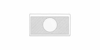 Chargeur externe sans fil taille moyenne Powerup - Marquage Recto