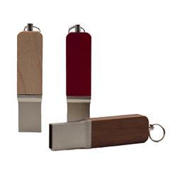 OBG PUB - Clé USB design mini matière bois et métal Wooden