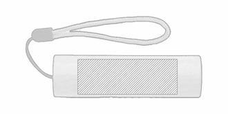 Torche rechargeable en bois de hêtre Bartony - Marquage Recto