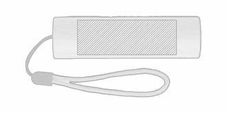 Torche rechargeable en bois de hêtre Bartony - Marquage Verso