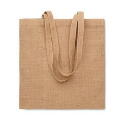 OBG PUB - Sac shopping en jute avec longues anses Zolanders