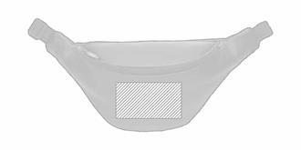 Sac banane en PU souple avec doublure en RPET Zeme - A l'avant