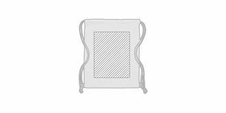 Sac à cordon en jute avec cordon en coton Jakour - Marquage Recto