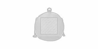 Sac de sport ou de voyage en Tarpaulin 50C Mybag - Impression Gauche