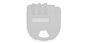 Cadenas en métal à combinaison numérique Securis - Marquage Verso