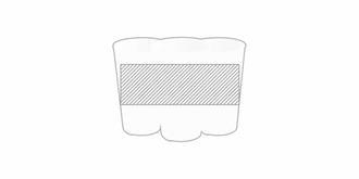 Gobelet de festival simple paroi en PP 500 ml Nomy - Marquage autour